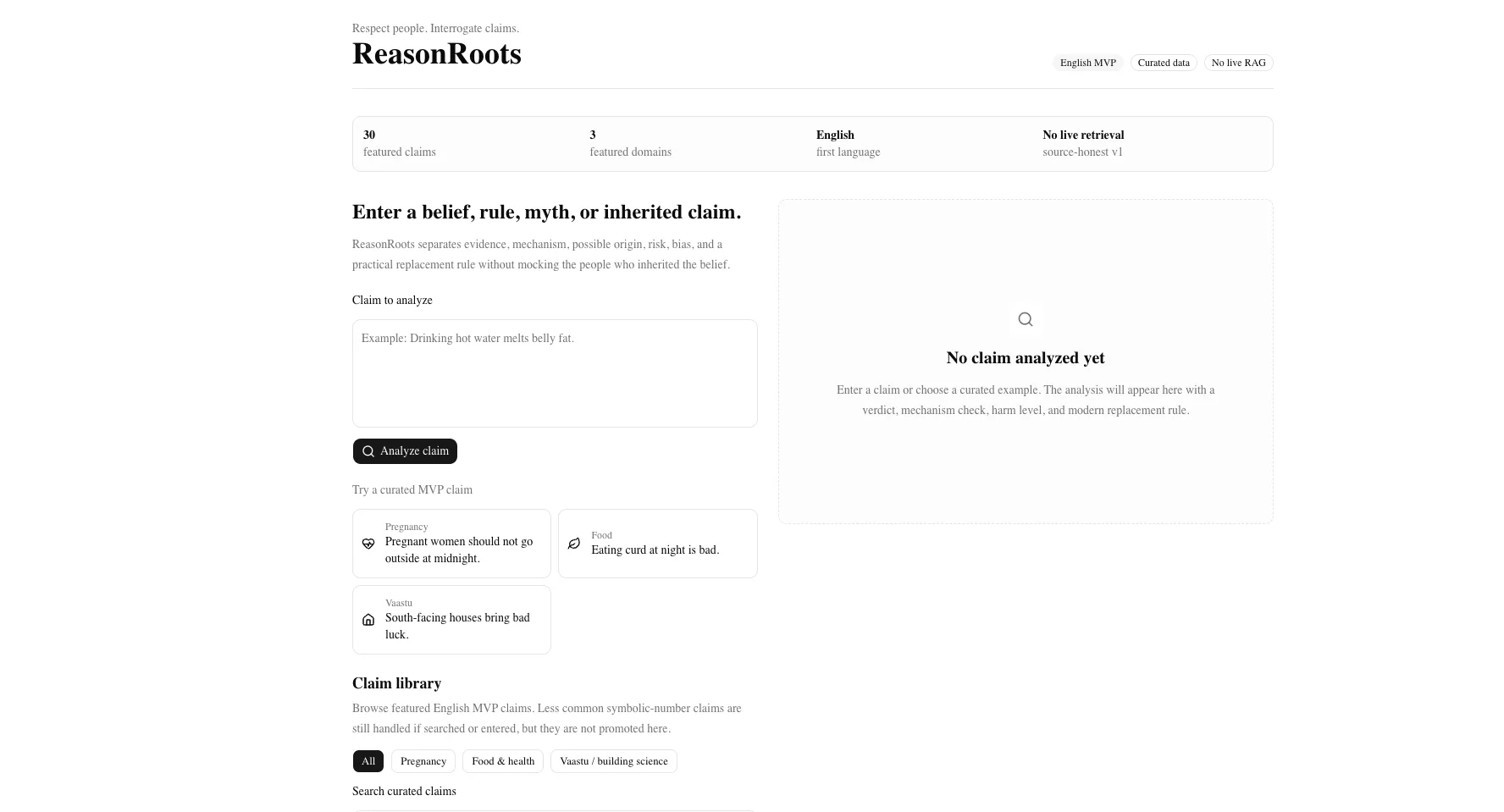 ReasonRoots screenshot